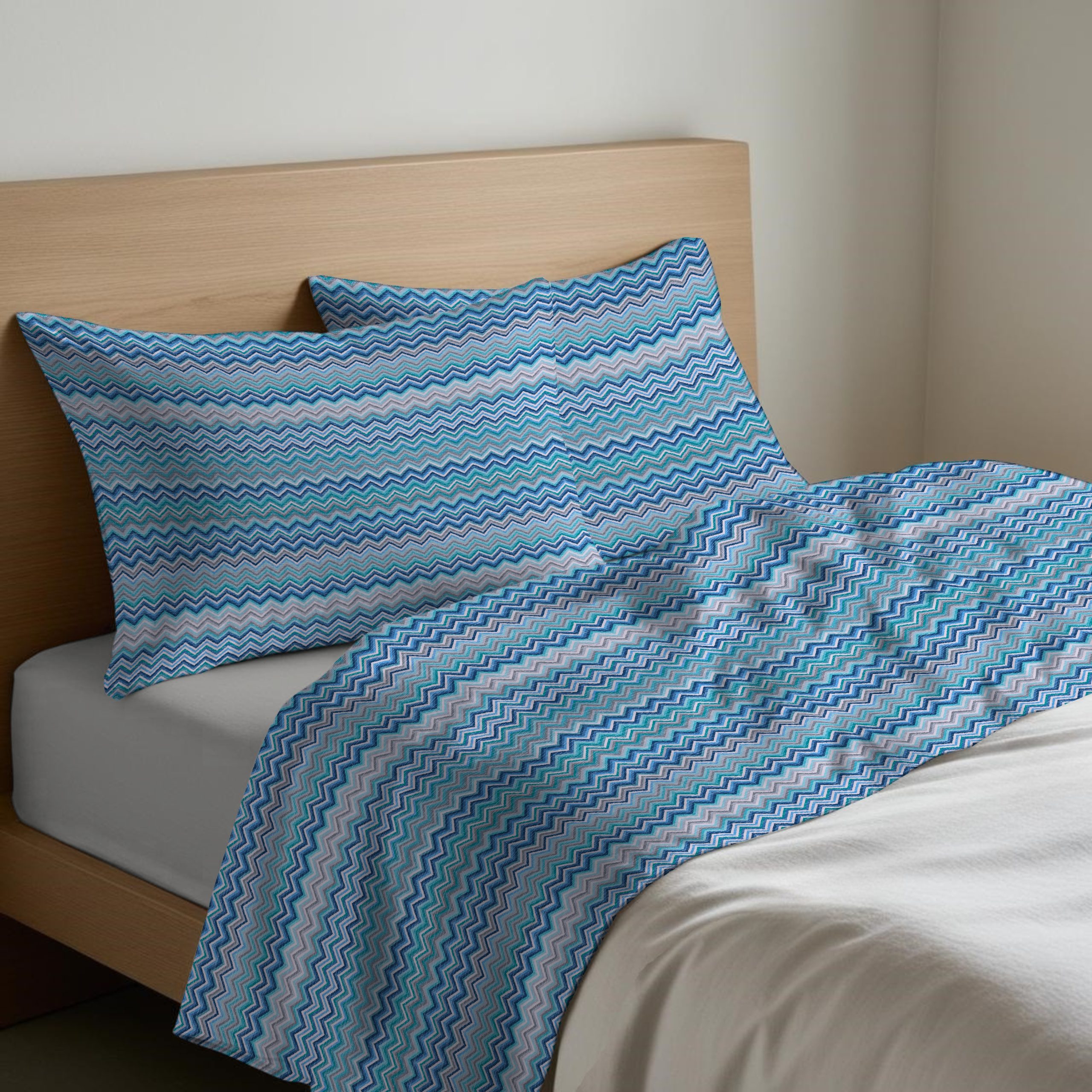 COMPLETO LETTO IN COTONE BAIA - LINEA QUADRIFOGLIO - immagine 4